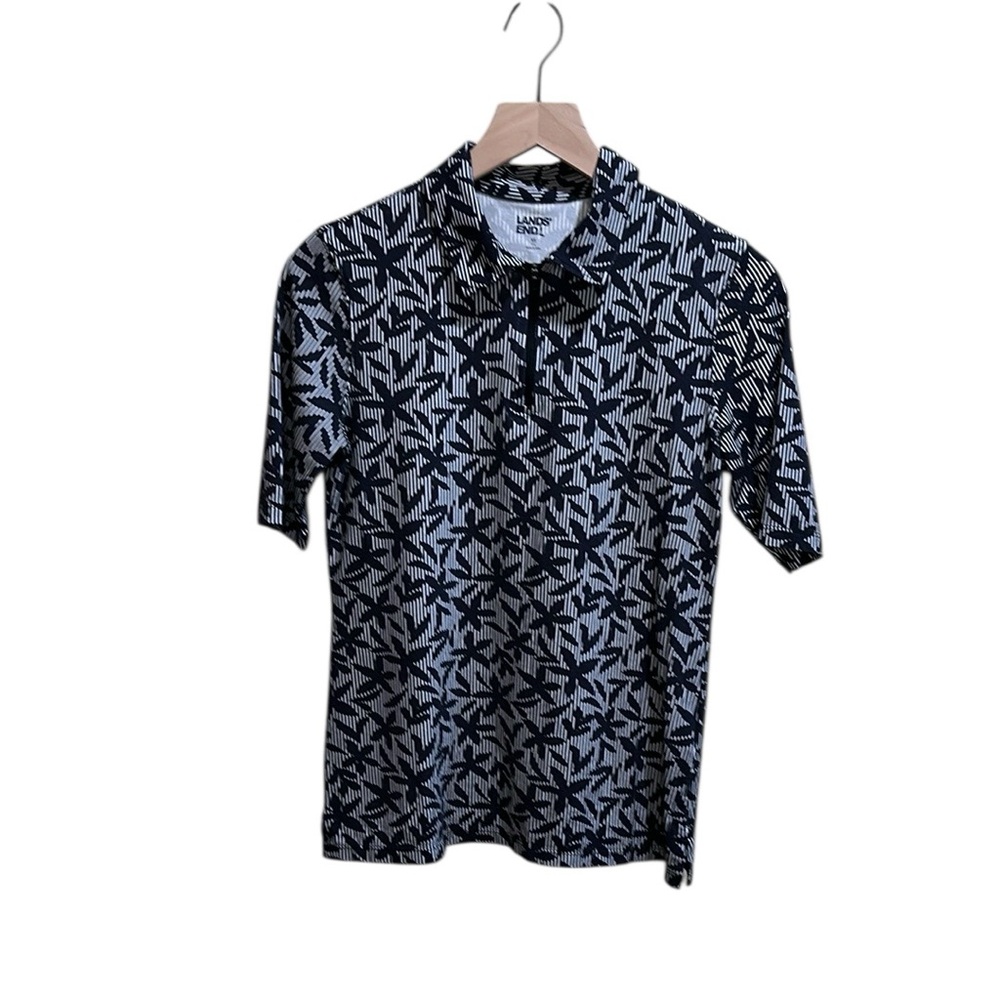 Lands' End size XS (2-4) Floral Polo Shirt